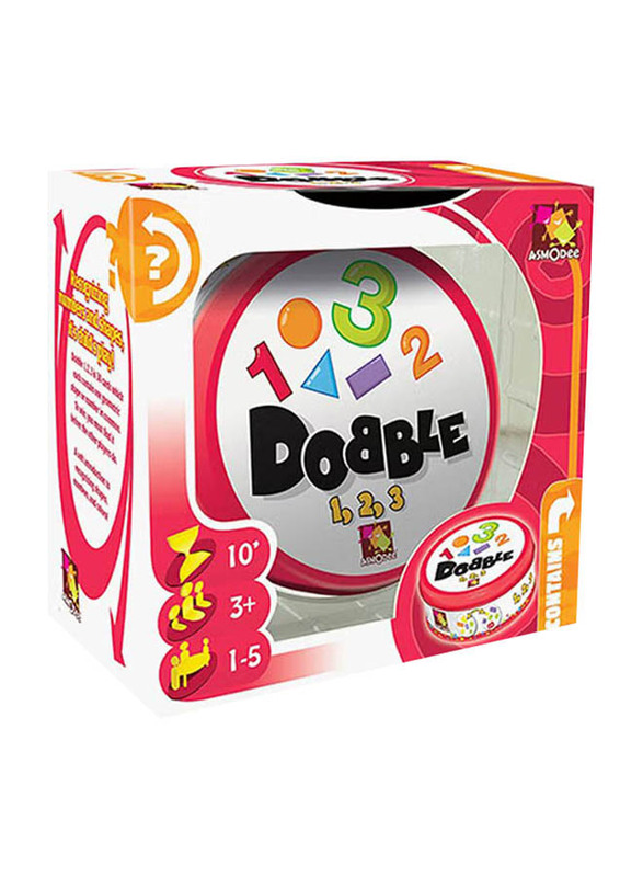 Asmodee Dobble 123 Card Game, Ages 3+