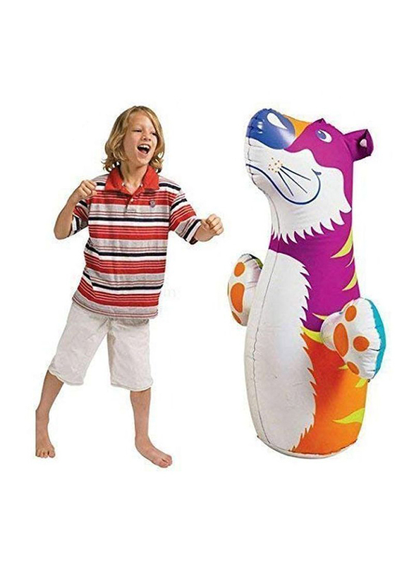 Intex Inflatable Tiger Bop Bag Toy, Ages 3+