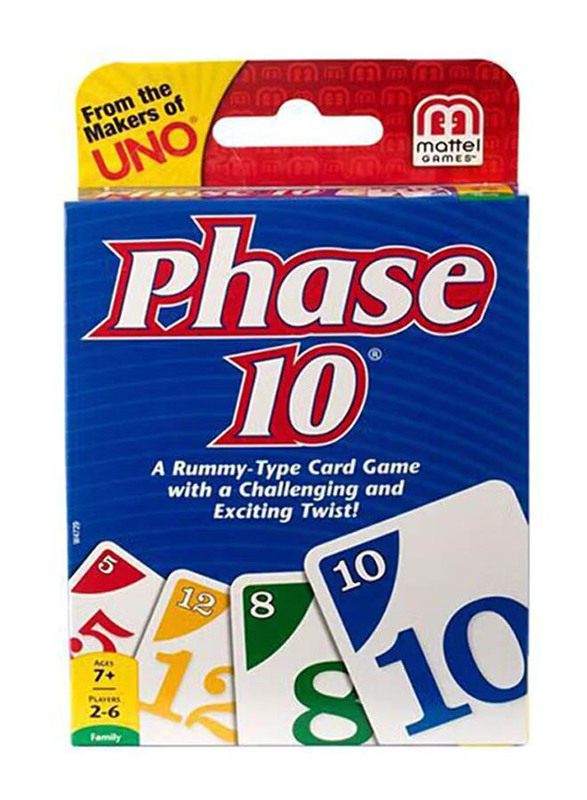 Mattel Phase 10 Card Game, Ages 7+