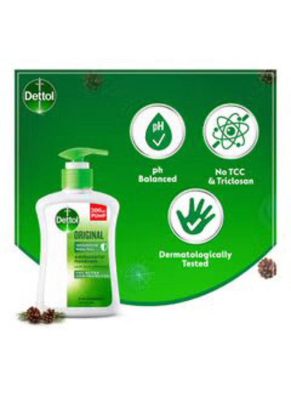 Dettol Original Pine Fragrance Hand Wash, 2 x 200ml