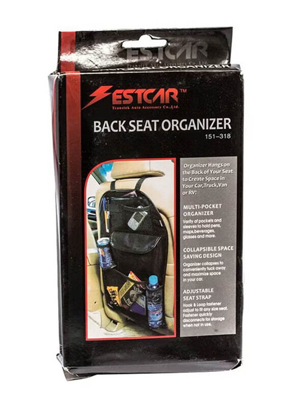 

Generic Estcar Car Back Seat Organizer, Black