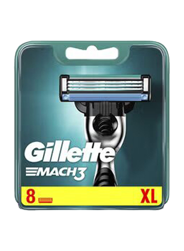 Gillette Mach3 Razor Blades X8, 34399, Set