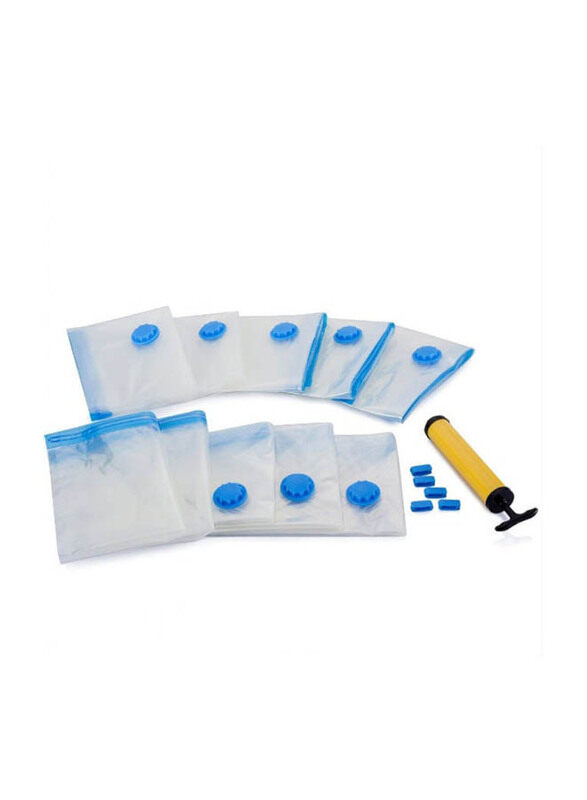 

Generic Vacuum Bag Set with Hand Pump, H3690, Multicolour