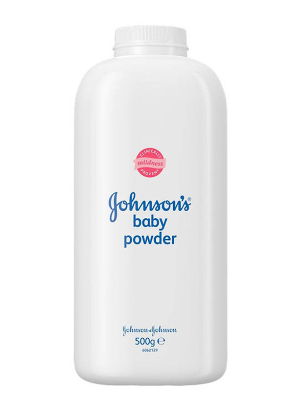 Johnson's 500gm Dermatologist Tested Hypoallergenic Long-Lasting Freshness & Skin Comfort Baby Powder, White