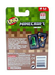 Mattel Games Uno Minecraft Card Game, FPD61, Ages 7+