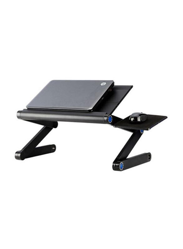 Laptop Stand with USB Cooling Fan, Black