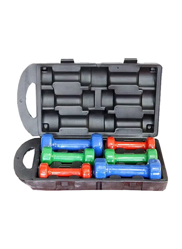 

Fitness World Dumbbell Set, 10 KG, Multicolour