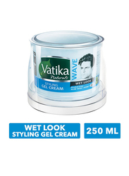 Dabur Vatika Naturals Wave Styling Gel Cream for Damaged Hair, 250gm