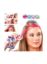 As Seen On Tv Hot Huez Hair Color Chalk Set, 4 Pieces, Multicolour