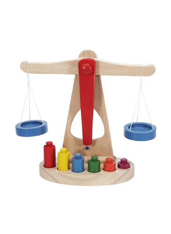 

Generic Children Toy Balance Scale With Wooden Weights Set, Ages 3+