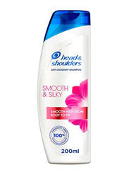 Head & Shoulders Smooth and Silky Anti-Dandruff Shampoo for All Hair Types, 200ml