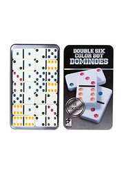 28-Piece Dominoes Game Set, Ages 8+, White