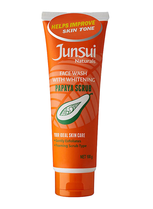 

Junsui Whitening Papaya Scrub Face Wash, 100gm