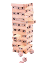 Numerical Building Block Set, 54 Pieces, Ages 3+