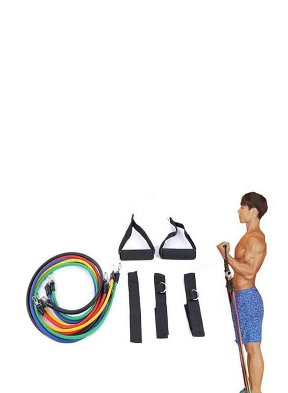 

Generic Pull Rope Fitness Exercises Resistance Bands Crossfit Latex, 11 Piece, Multicolour