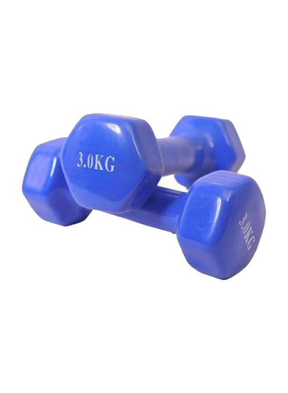 

Generic Dumbbell Set, 2 x 3 KG, Blue