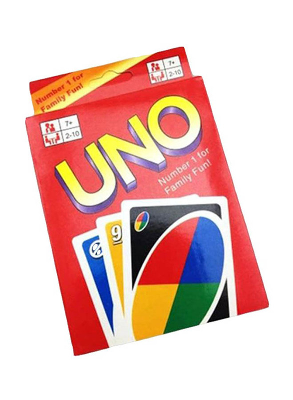 Uno Card Game, Ages 7+, Multicolour