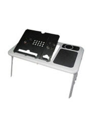 E-Stand Laptop Table, Black/White