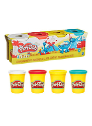 Play-Doh Classic Non-Toxic Colours Ounce Cans, 4 Pieces, Ages 2+