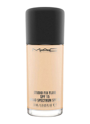 Mac Studio Fix Fluid Liquid Foundation SPF15,  30ml,  NC15,  Beige