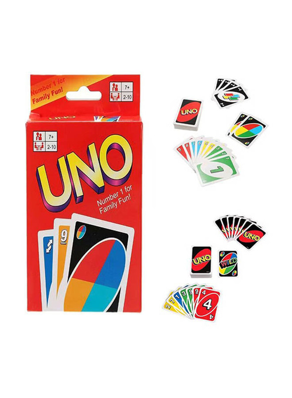 Uno Family Fun Card Game, Ages 7+