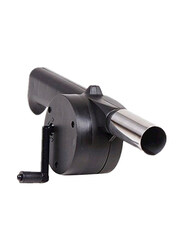 25cm Outdoor Cooking BBQ Fan Air Blower, Black