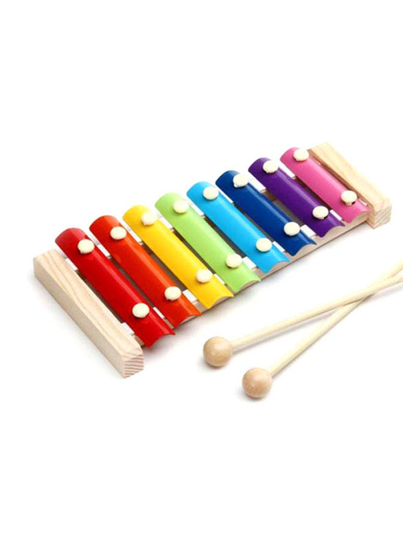 Wooden Brackets Piano Infant Toy, Ages 3+, Multicolour