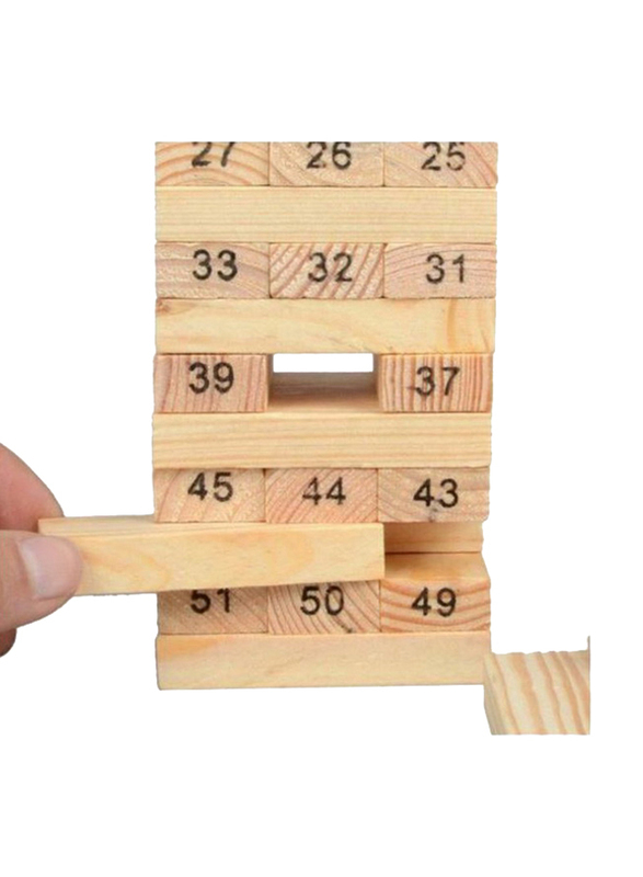Numerical Building Block Set, 54 Pieces, Ages 3+