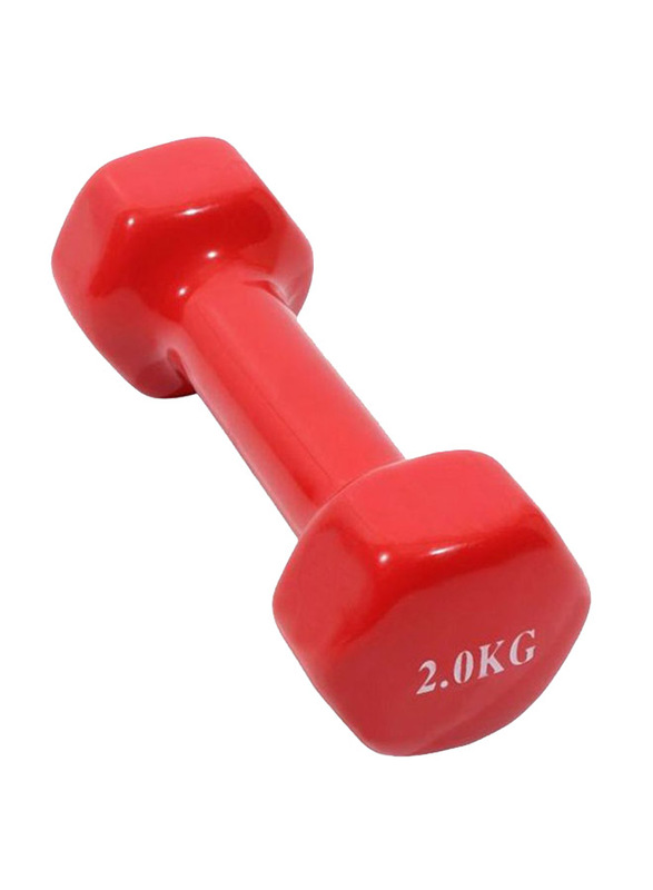 Weight Lifting Dumbbell, 2 KG, Red