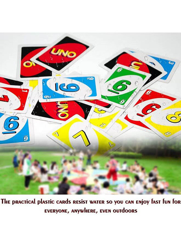 Uno 32-Piece Educational Theme Card Game, Multicolour