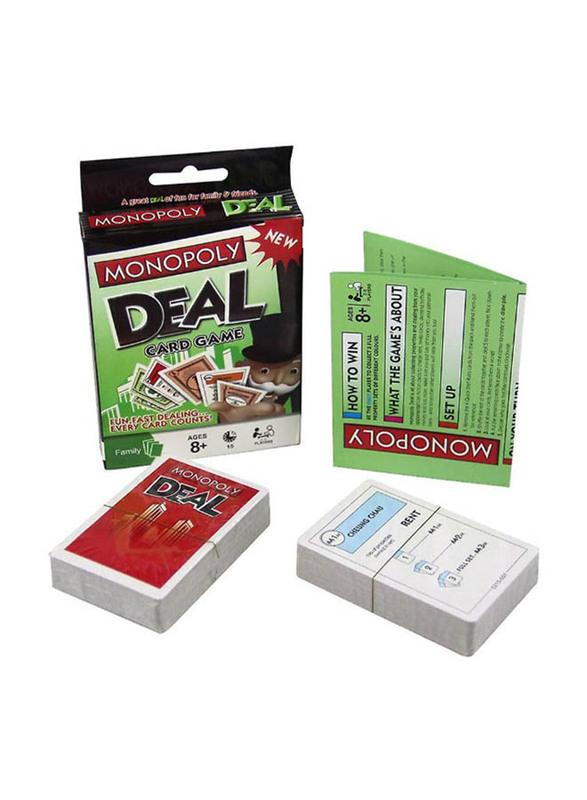 Monopoly Deal Card Game, Ages 8+, Multicolour