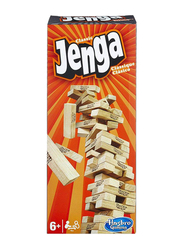 Hasbro Classic Jenga Block Stacking Game Building Sets, 54 Pieces, Ages 6+