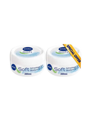 Nivea Soft Refreshing & Moisturizing Cream, 300ml, 2 Piece