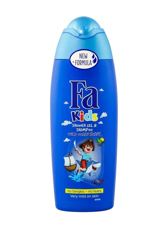 

Fa 250ml Wild Ocean Shower Gel & Shampoo, Yellow