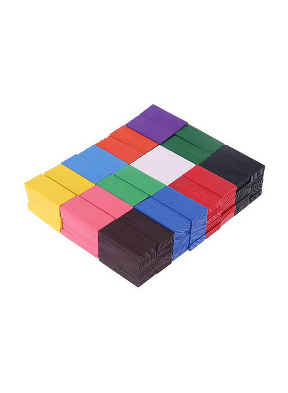 Wooden Dominos Blocks Set, 120 Pieces, Ages 3+