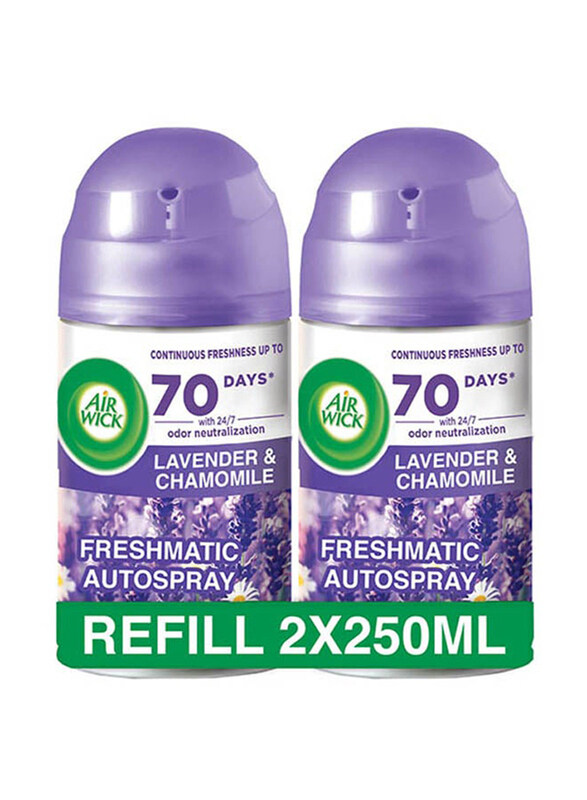

Air Wick Freshmatic Lavender & Chamomile Refill Fresheners, 2 x 250ml