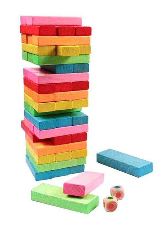 

Generic Jenga Tiles Building Block Set, Ages 6+, Multicolour