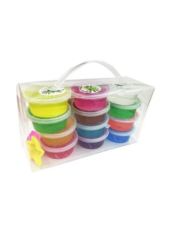 12-Piece Colorful Soft Slime Magic Clay, Ages 3+