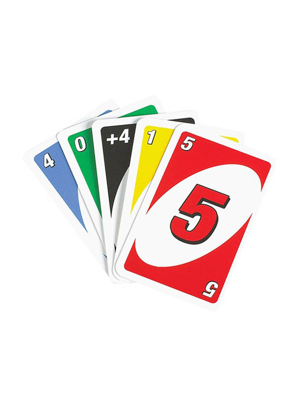 Uno Card Game, Ages 7+, Multicolour