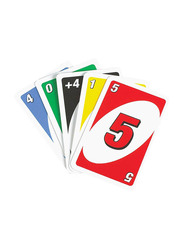 Uno Card Game, Ages 7+, Multicolour