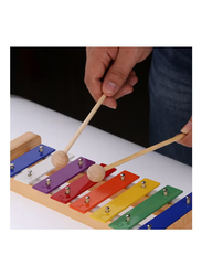 8-Note Wooden Pine Xylophone, Ages 3+