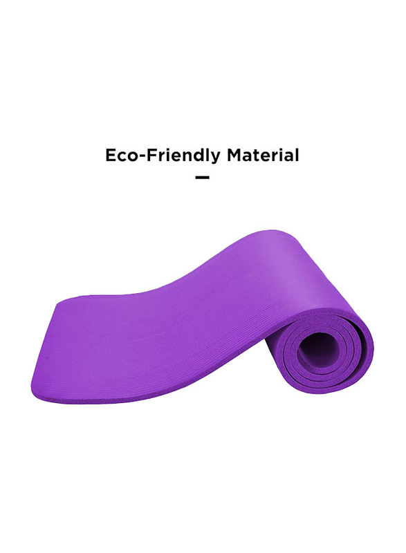 Holahoney Foldable Yoga Mat, 183 x 61cm, Purple