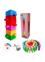 Wooden Building Blocks Set, 54 Pieces, Ages 3+