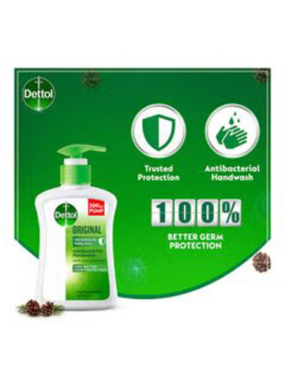 Dettol Original Pine Fragrance Hand Wash, 2 x 200ml