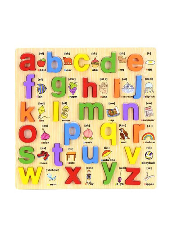 

Generic Wooden Alphabets Small Letters, Ages 3+, Multicolour