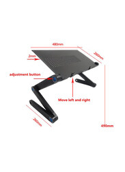 Foldable Laptop Table, Black