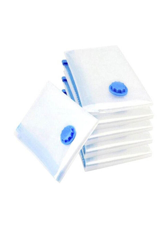 

Generic Vacuum Bags Organiser, 6 Pieces, Clear/Blue