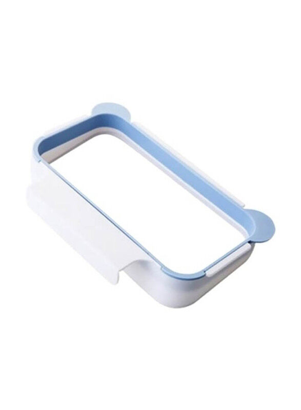 

Generic Trash Bag Holder, H21377BL, White/Blue