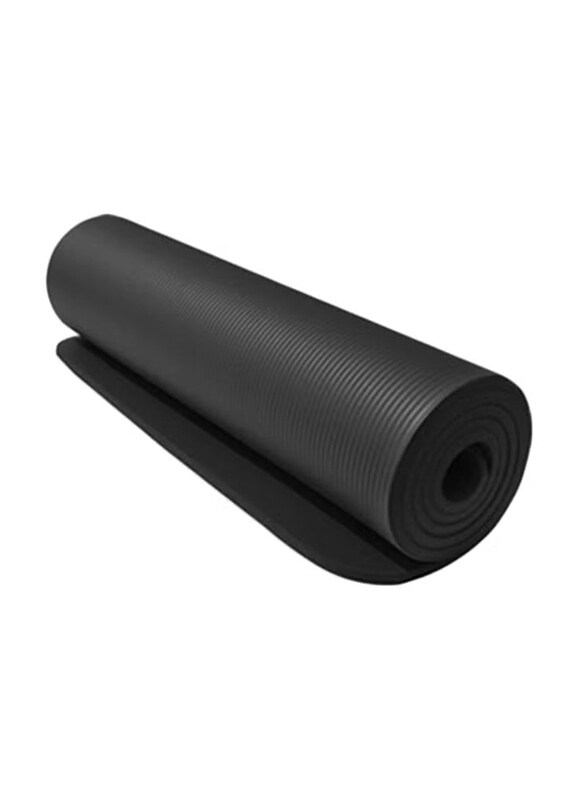 

Generic Non-Slip Yoga Mat With Carrying Strap, Black