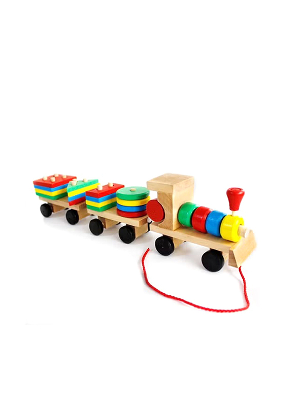 Small Wooden Train And Dragging, Ages 6+